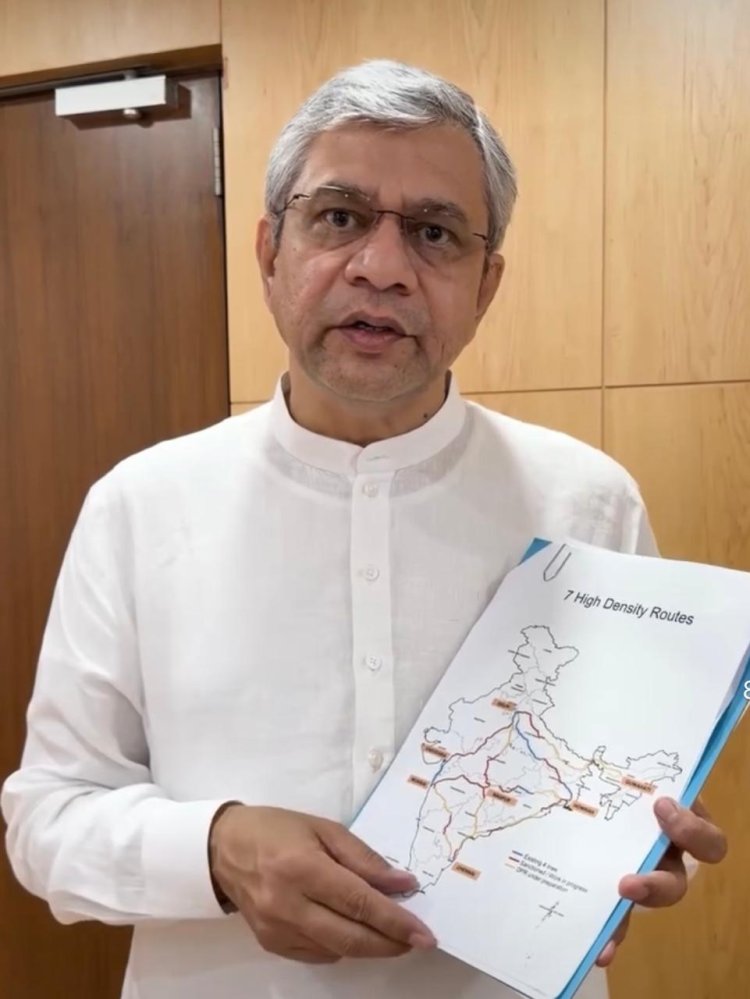 देश के 7 सबसे व्यस्त रेल रूट होंगे फोर-लेन, 11 हजार KM नेटवर्क पर बढ़ेगी क्षमता; अश्विनी वैष्णव ने बताया प्लान