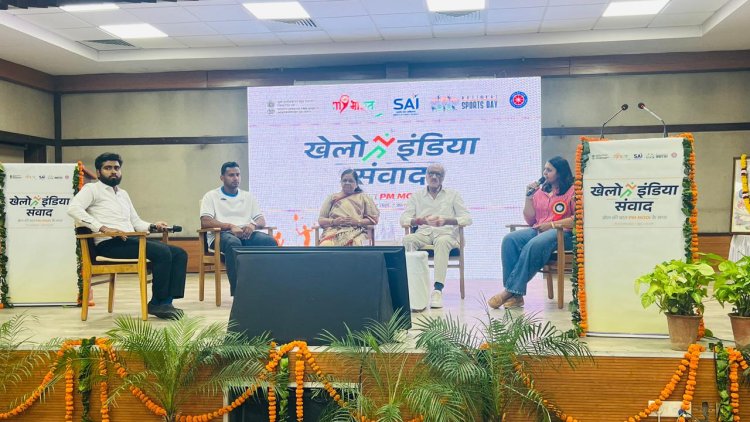 खेलो इंडिया संवाद में कॉमनवेल्थ पदक विजेता यशवीर सिंह ने युवाओं को किया प्रेरित
