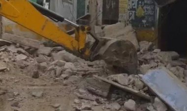 रामपुरा सरकारी स्कूल के जर्जर भवन का हुआ ध्वस्तीकरण, 18 लाख की लागत से नए निर्माण की शुरुआत