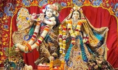 जन्माष्टमी पर कानपुर ISKCON में राधा-माधव का शाही श्रृंगार, 5 लाख की खास पोशाक बनेगी आकर्षण