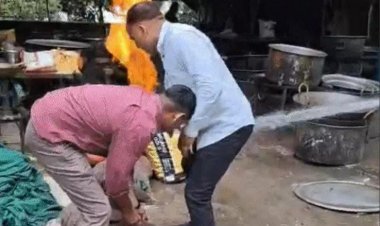 Jaipur News: जन्माष्टमी पर इस्कॉन मंदिर में लगी आग, कांस्टेबल ने जलता सिलेंडर बाहर फेंककर टाला बड़ा हादसा