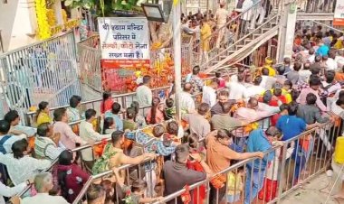 खाटूश्यामजी में भक्तों का सैलाब, 17 KM तक पैदल सफर; आज VIP दर्शन भी बंद