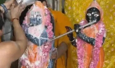 जयपुर के मंदिरों में जन्माष्टमी की धूम, राधा-दामोदर में दोपहर 12 बजे जन्मोत्सव; अक्षयपात्र में हुआ जलाभिषेक