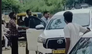 Jhunjhunu News: कार-बोलेरो की टक्कर की मामूली बात पर सड़क पर भिड़े दो पक्ष, 45 मिनट तक हंगामा