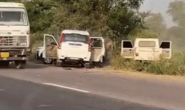 Nagaur Crime: स्कॉर्पियो-कैंपर से पीछा कर ठेकेदार की क्रेटा को मारी टक्कर, लाठी-हॉकी से दौड़ा-दौड़ाकर पीटा