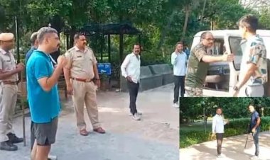 कोटा के सीबी गार्डन में पैंथर की दस्तक, पेड़ पर चढ़ा तो मचा हड़कंप; रेस्क्यू के लिए बुलाई गई क्रेन