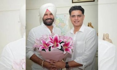 पंजाब प्रभारी बनने के बाद सचिन पायलट से मिले PCC चीफ राजा वड़िंग, चुनावी रणनीति पर हुई चर्चा