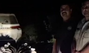 फर्जी नंबर की Fortuner से 378 किलो डोडा-पोस्त बरामद, अंधेरे का फायदा उठाकर तस्कर फरार