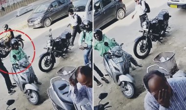 जयपुर में महिला के गले से सोने की चेन झपटी, पति दवा लेने गया था; CCTV में कैद हुई वारदात