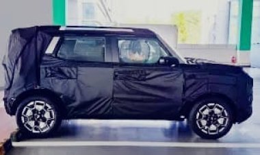 Hyundai New Electric SUV: टेस्टिंग के दौरान दिखी नई EV, 400 KM तक मिल सकती है रेंज