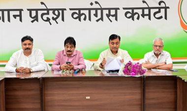 राजस्थान कांग्रेस की बैठक में निकाय चुनाव की समीक्षा, पंचायत चुनाव की रणनीति पर मंथन
