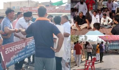 सिंचाई पानी को लेकर अनूपगढ़-घड़साना में किसान आंदोलन तेज, NH-911 पर चक्का जाम