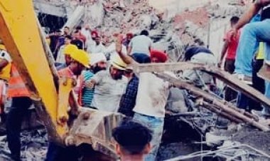 निर्माणाधीन मकान का लेंटर गिरने से बड़ा हादसा, 4 मजदूरों की मौत; 30 के दबे होने की आशंका
