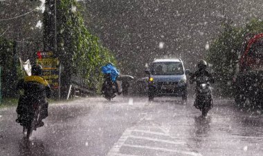 जयपुर में मौसम का अचानक पलटवार, शाम को झमाझम बारिश के साथ कई इलाकों में गिरे ओले