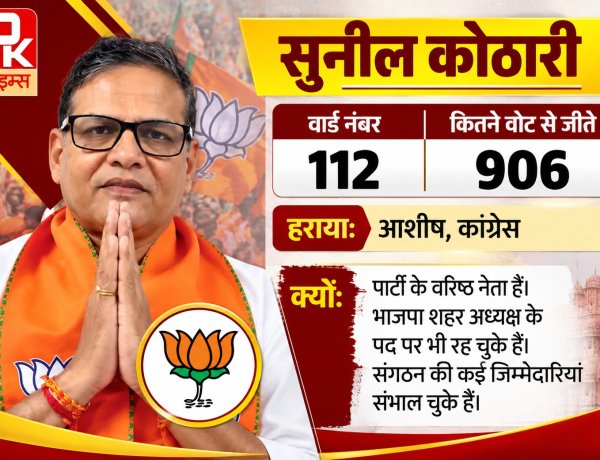 जयपुर से मेयर प्रत्याशी होंगे सुनिल कोठारी, पूर्व में रह चुके बीजेपी शहर अध्यक्ष