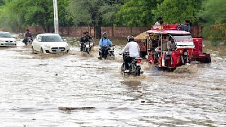 राजस्थान में बारिश का दौर जारी, आज 20 जिलों में अलर्ट; उदयपुर संभाग में भारी बरसात