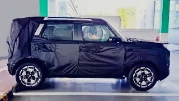 Hyundai New Electric SUV: टेस्टिंग के दौरान दिखी नई EV, 400 KM तक मिल सकती है रेंज