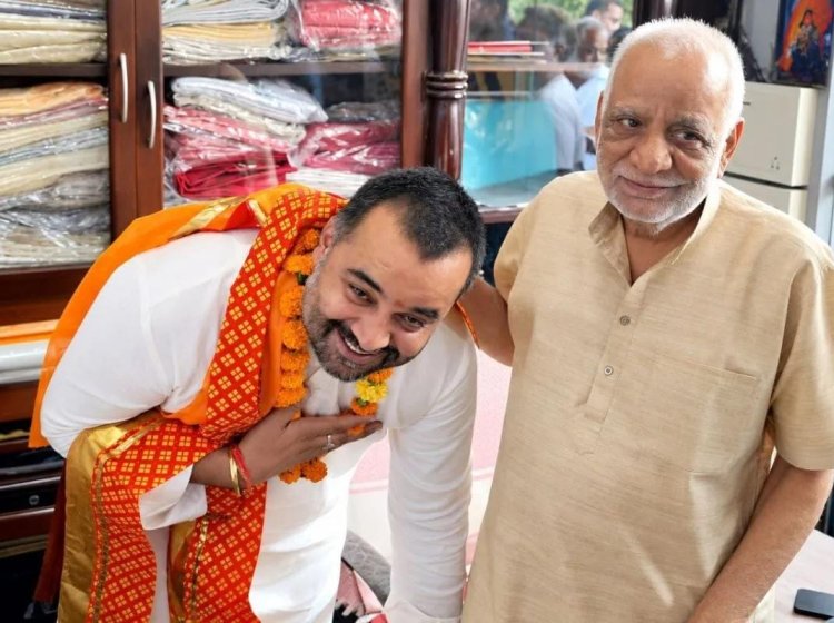 दादा-पिता के बाद अब पोता बना चेयरमैन, नाथद्वारा में परेश सोनी की राजनीतिक विरासत