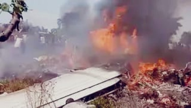 कांगो में सैन्य विमान क्रैश, दो लेफ्टिनेंट जनरल समेत 14 लोगों की मौत