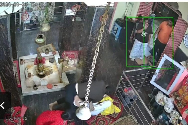 जयपुर के शिव मंदिर में पुजारी से मारपीट का आरोप, बच्चों को पाठ कराने पर हुआ विवाद; CCTV में कैद पूरी घटना