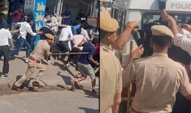 कोचिंग में छात्र को 7 थप्पड़ मारने का वीडियो वायरल, सड़क पर उतरे स्टूडेंट्स; पुलिस ने किया बल प्रयोग