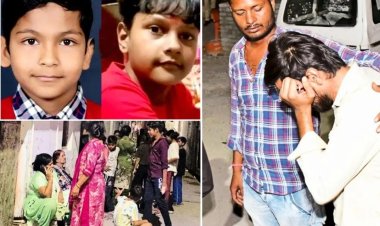 तीन दिन से लापता दो मासूमों के तालाब में मिले शव, परिजनों का फूटा गुस्सा