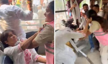 दिल्ली में NSUI की राष्ट्रीय सचिव रितु बराला और महिला पुलिसकर्मी के बीच मारपीट, राजस्थान यूनिवर्सिटी की छात्र राजनीति से रहा है जुड़ाव
