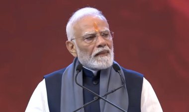 PM मोदी पहुंचे चिन्मय अमृत महोत्सव के समापन कार्यक्रम में, भारत मंडपम में होगा संबोधन; 75 साल पूरे होने पर जुटे देश-विदेश के हजारों लोग