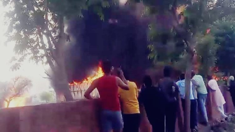 जयपुर में कबाड़ गोदाम में भड़की भीषण आग, 3 घंटे बाद पाया काबू