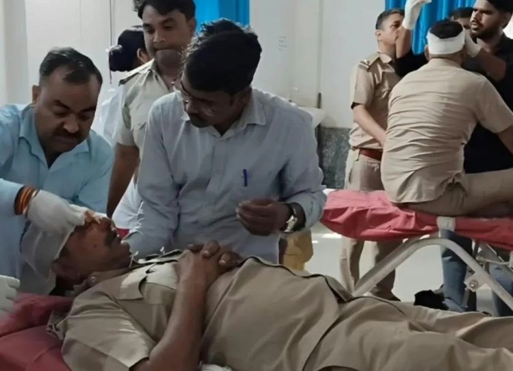 अलवर में सरपंच चुनाव के बाद हिंसा, पुलिस पर पथराव में DSP-ASI समेत 4 घायल; 6 लोग हिरासत में